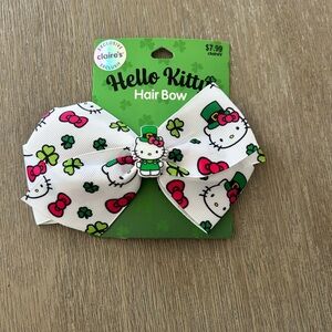 Hello Kitty St Patrick’s Hair Bow